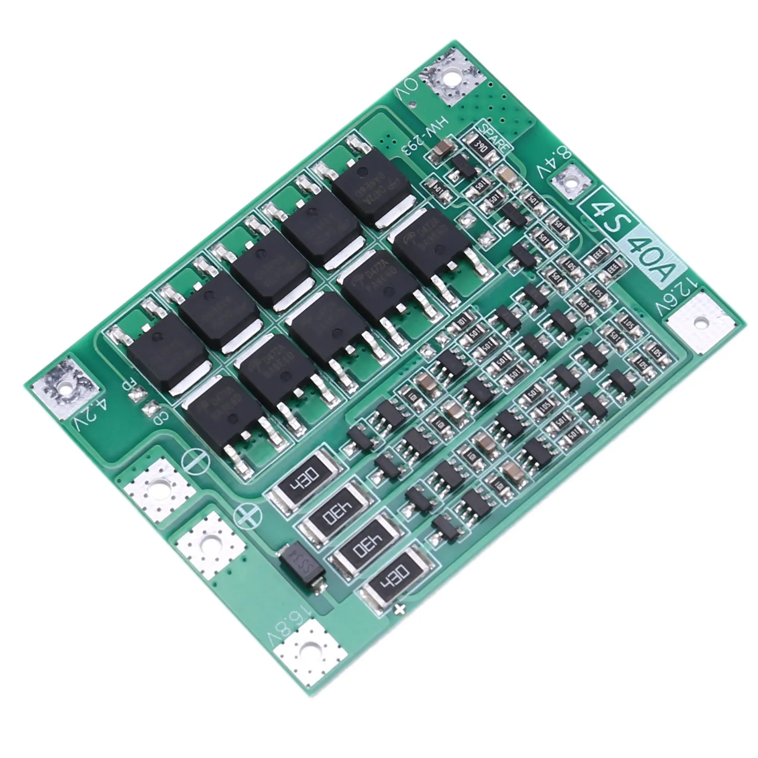 4S 40A Li- Lithium Battery 18650 Pcb Bms Protection Board With Balance For Drill Motor 14.8V 16.8V Lipo Cell Module