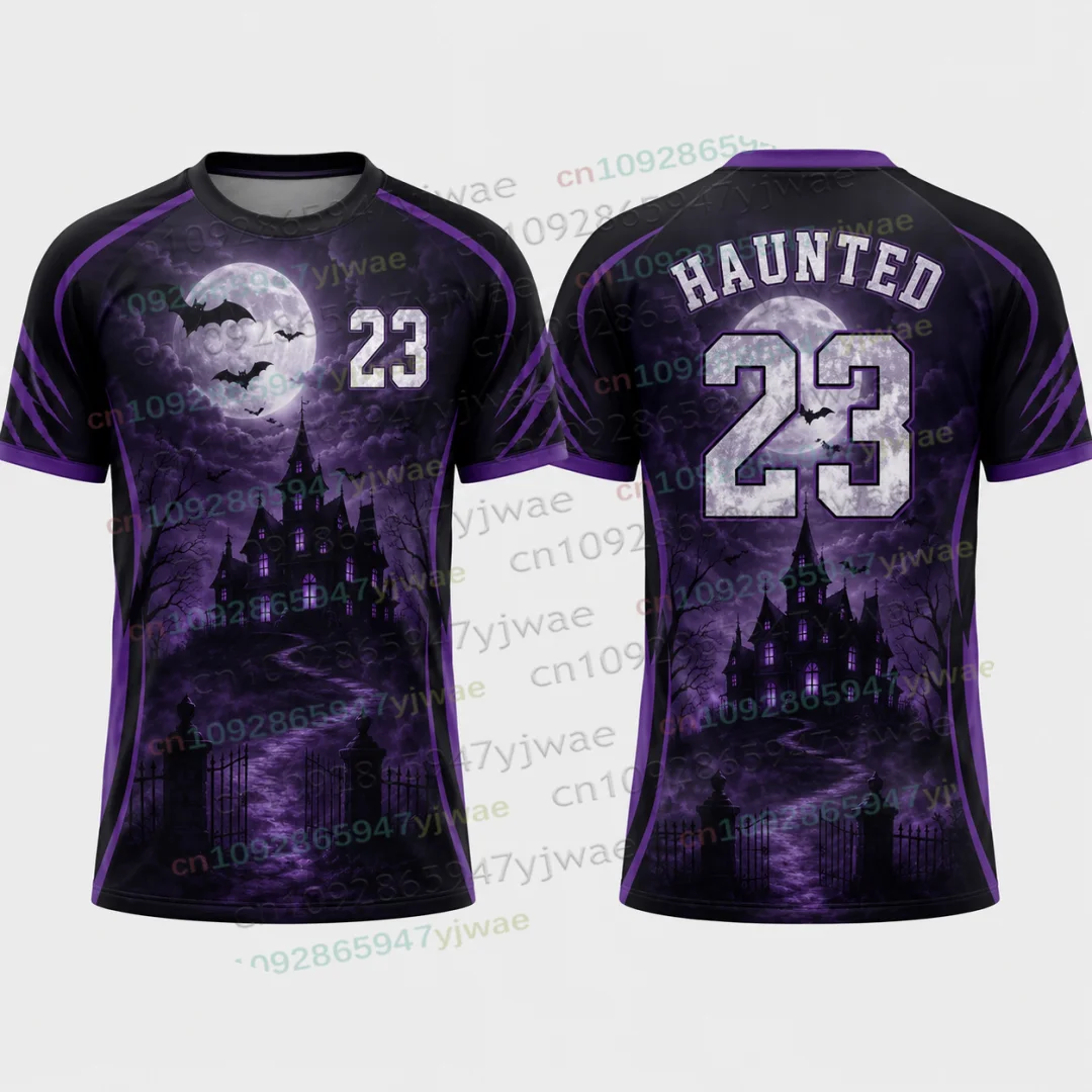 Herbst Halloween T-Shirt Kleidung für Männer und Frauen Kurzarm T-Shirt Kürbis 3D-Druck Harajuku T-Shirt Halloween Cosplay Herrenbekleidung – Detail 6