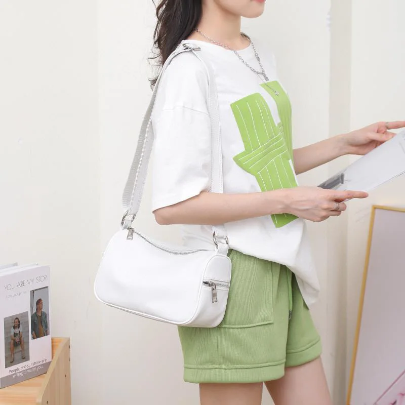 Autentyczna skóra bydlęca, damska torebka na ramię/przez ramię, mała, luksusowa markowa torebka, miękka skóra bydlęca, codzienna torebka dla kobiet, nowa.