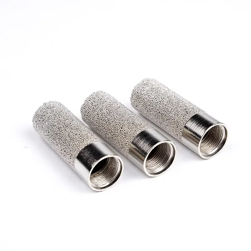 1pcs Pneumatic Metal Female Thread Muffler Electronic Probe Filter M12X0.75 M10X1 for Solenoid Valve Air Exhaust