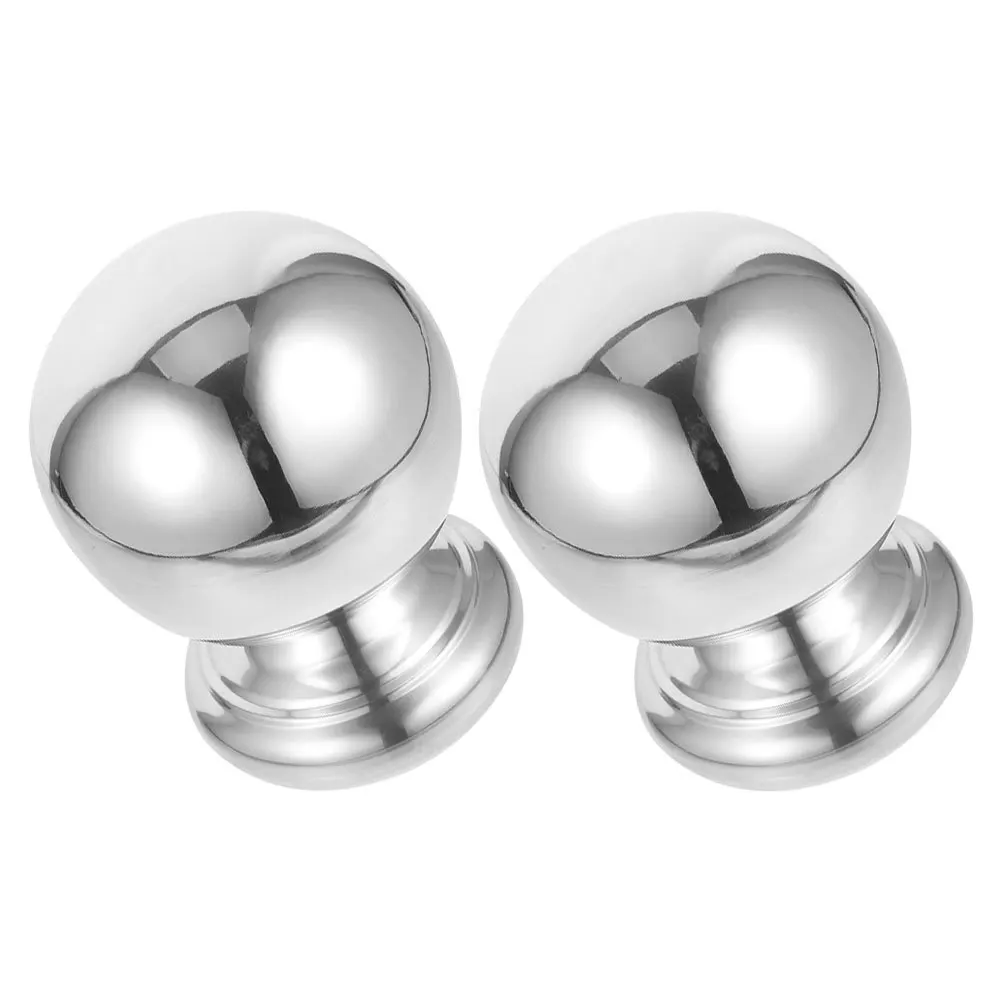 

2Pcs Handrail Ball Stainless Steel Stylish Unique Design Easy Install Safety Indoor Outdoor Stair Railing Finials Banister
