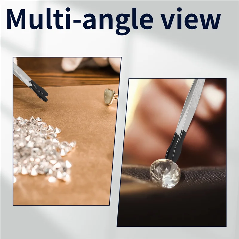 A84Z-6 pezzi di pinzette con punta in gomma pinzette di precisione in silicone PVC laboratorio industriale hobby artigianale pinzette strumento