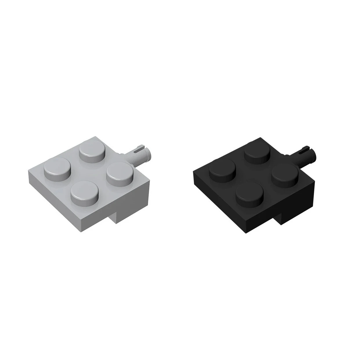 

50 шт. детали кирпича MOC 4488 10313 специальная пластина 2x2 с держателем колеса, совместимый строительный блок, частицы, сделай сам, сборная детская игрушка