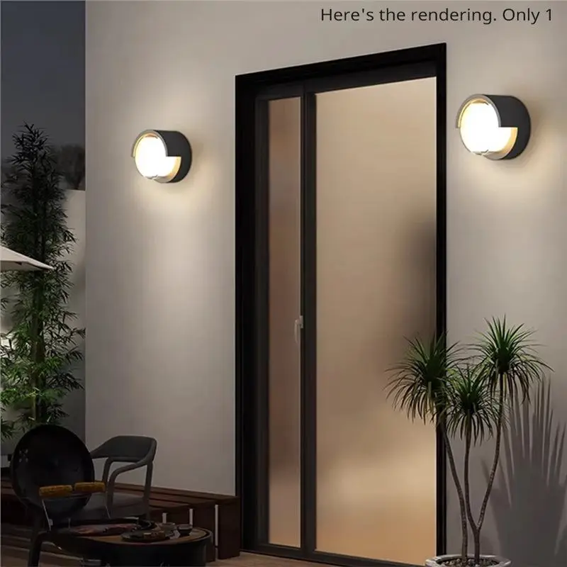 For Indoor/Water Proof Outdoor LED Wall Lamp Lighting Warm Light Suitable For Home Decoration