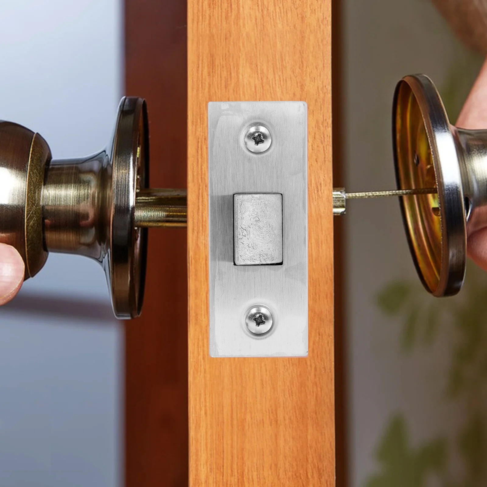 

Tubular Latch Door Lock Door Handles Interior Mortice Latch Stainless Steel Deadbolt Screw Safe Sliding Barn Doors Hardware