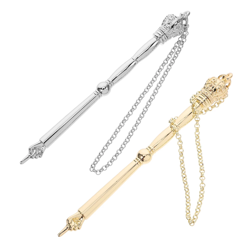 

2pcs Bible Reading Pointer Metal Yad Hand Pointer Torah Study Tool Jewish Scripture Reading Accessories For Chain Included