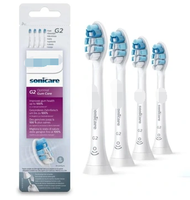 4 Pack White Toothbrush Replacement Heads Replacement Electric Toothbrush Heads for Philips Sonicare G2 InterCare