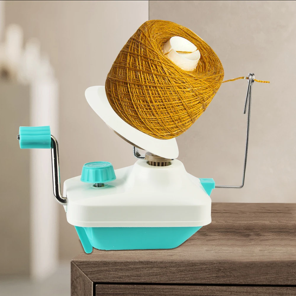 Winder Machine 0-35mm Thickness Clip Fiber Wool String Ball Hand Operated Yarn Winder for DIY Sewing Making Manual Handheld