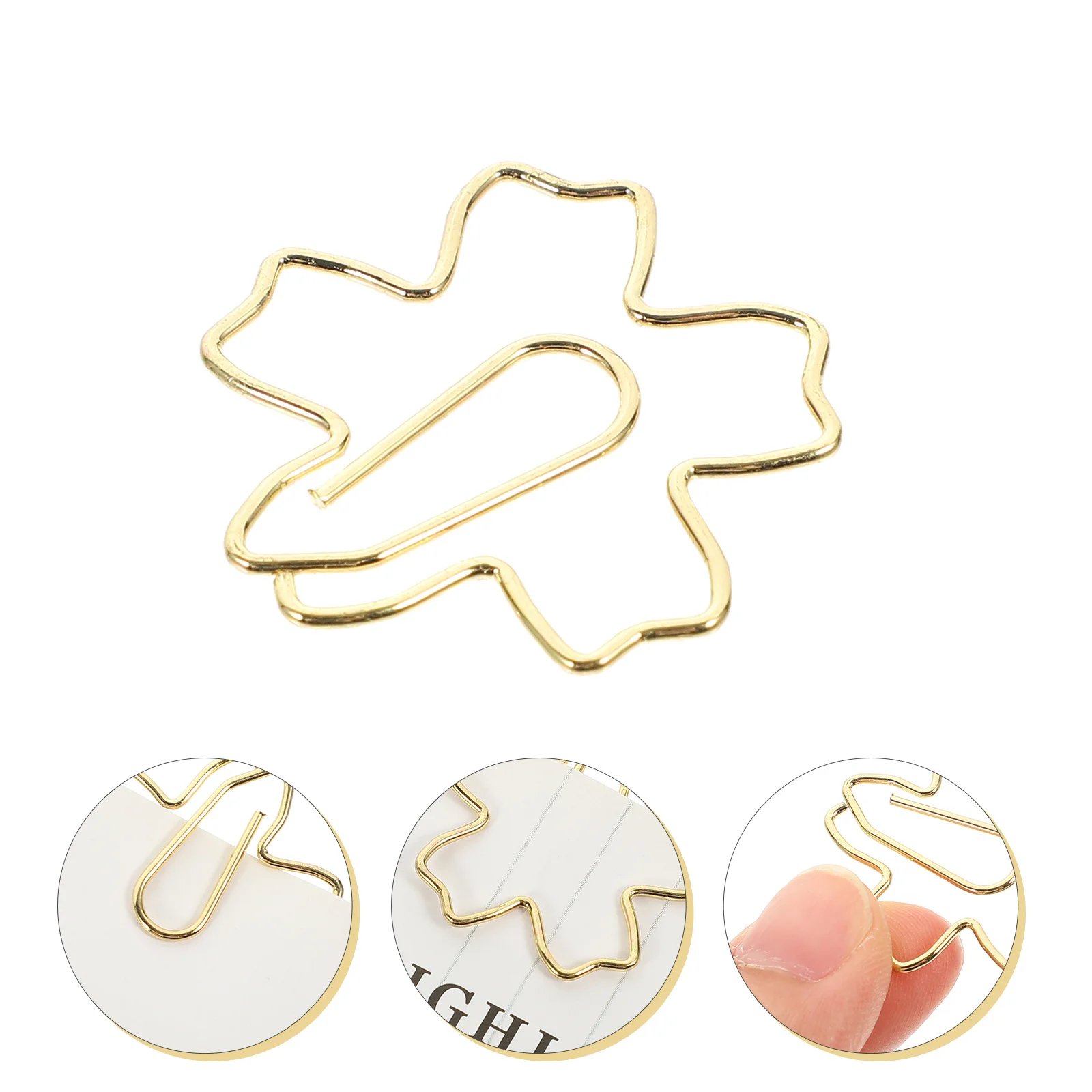 

36Pcs Decorative Metal Paper Clips Flower Design Bookmark Clip for Office Home Study Memo Clamps Stationery Organization Tools