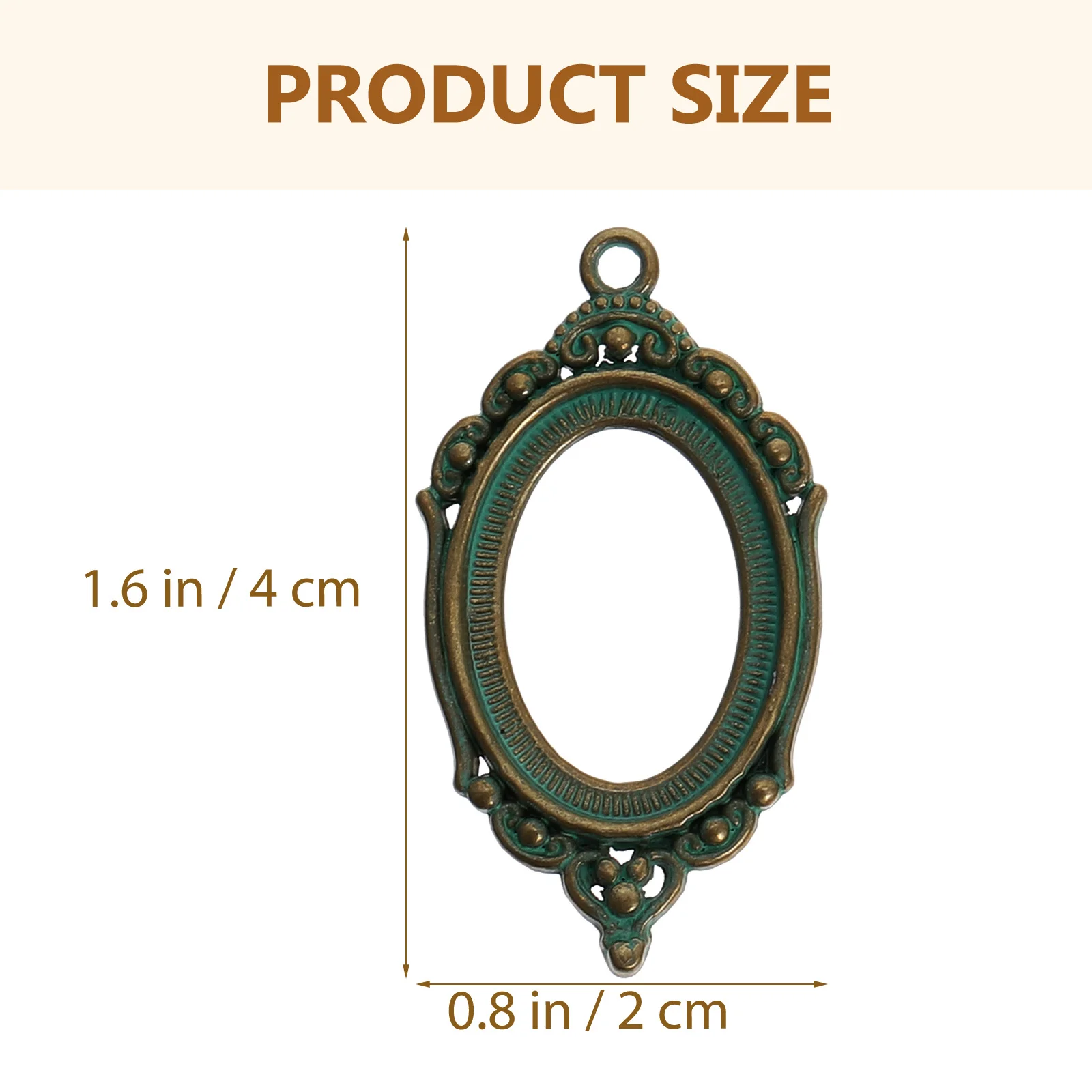 21 قطعة قلادة سبيكة الحافة قواعد بيضاوية فارغة خمر نمط DIY بها بنفسك صنع المجوهرات لوازم السحر قلادة صواني لصنع المجوهرات