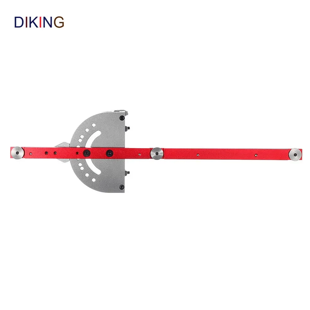 Diking-Sistema de calibre de inglete de ángulo para carpintería, enrutador de sierra de mesa, 450mm, 0-90 grados