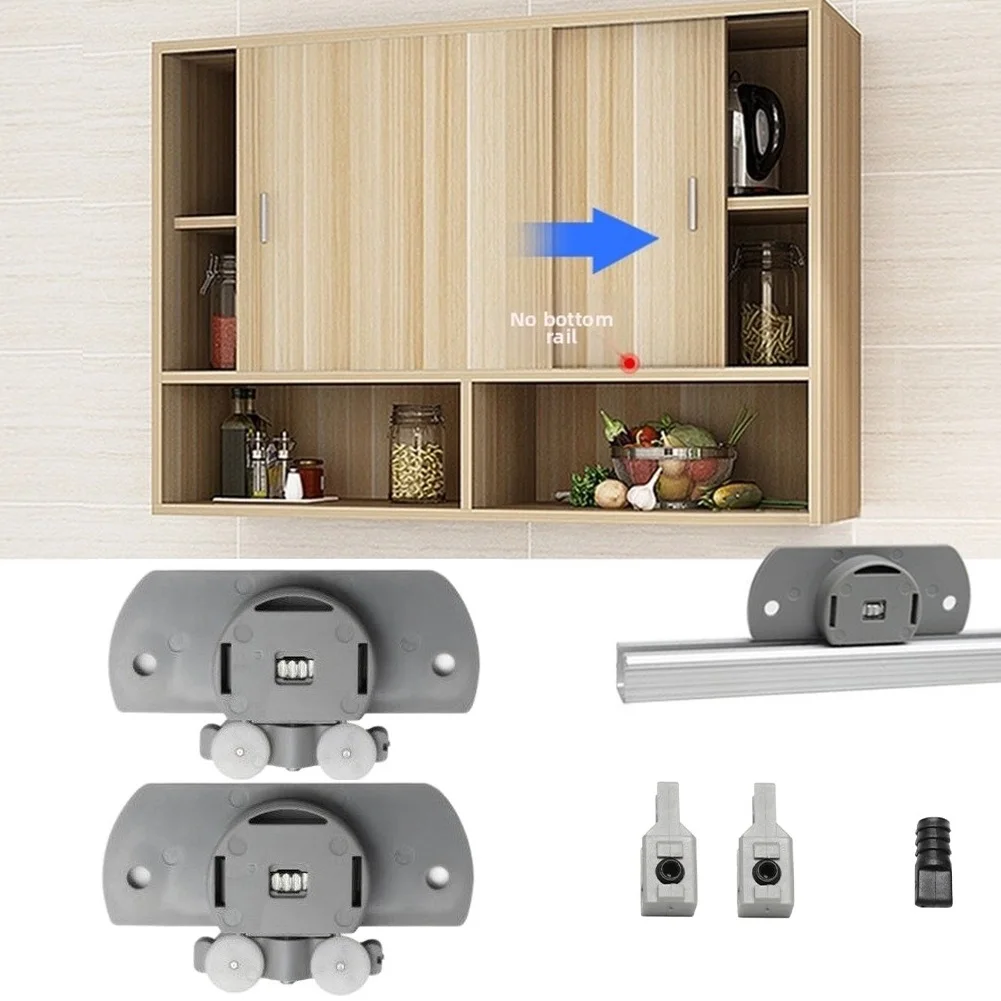 Campervan Sliding Wheel Sliding Door Trolley Robust Plastic Construction Quiet Glide Operation Sliding Door Hanger