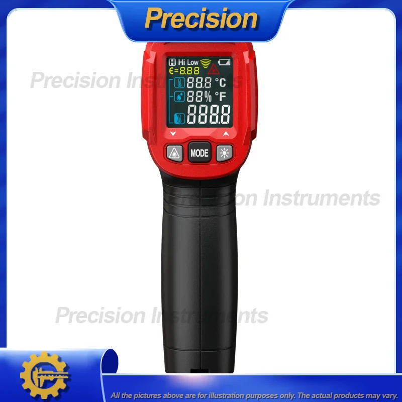 2026 Industrial Infrared Thermometer Non-Contact Handheld Digital Temperature Gun with High Precision Sensor for Multifunctional