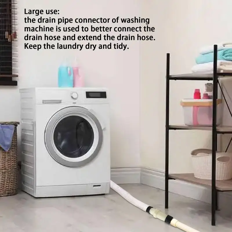 Washing Machine Hose Splitter Washer Pipe Adapter With Rubber Ring Pipe Connector Adapter Laundry Room Bathroom Fittings