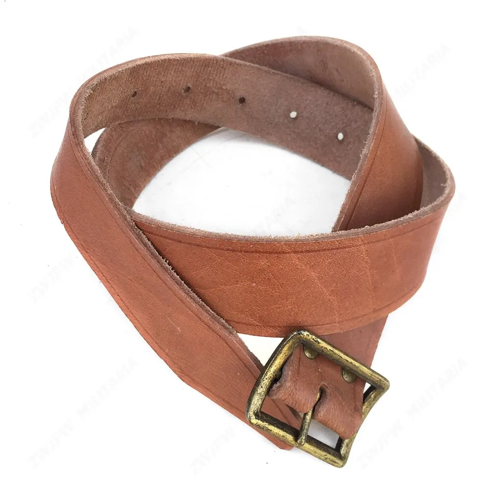 WWII WW2 China Chinese Army New Reproduction Type 50 Genuine Leather(the first layer of skin) Belt/Strap CN10510