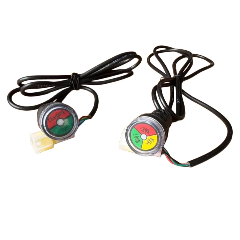 Four-wheel electric sightseeing vehicle golf cart battery level indicator light patrol vehicle charger indicator light malfunction light