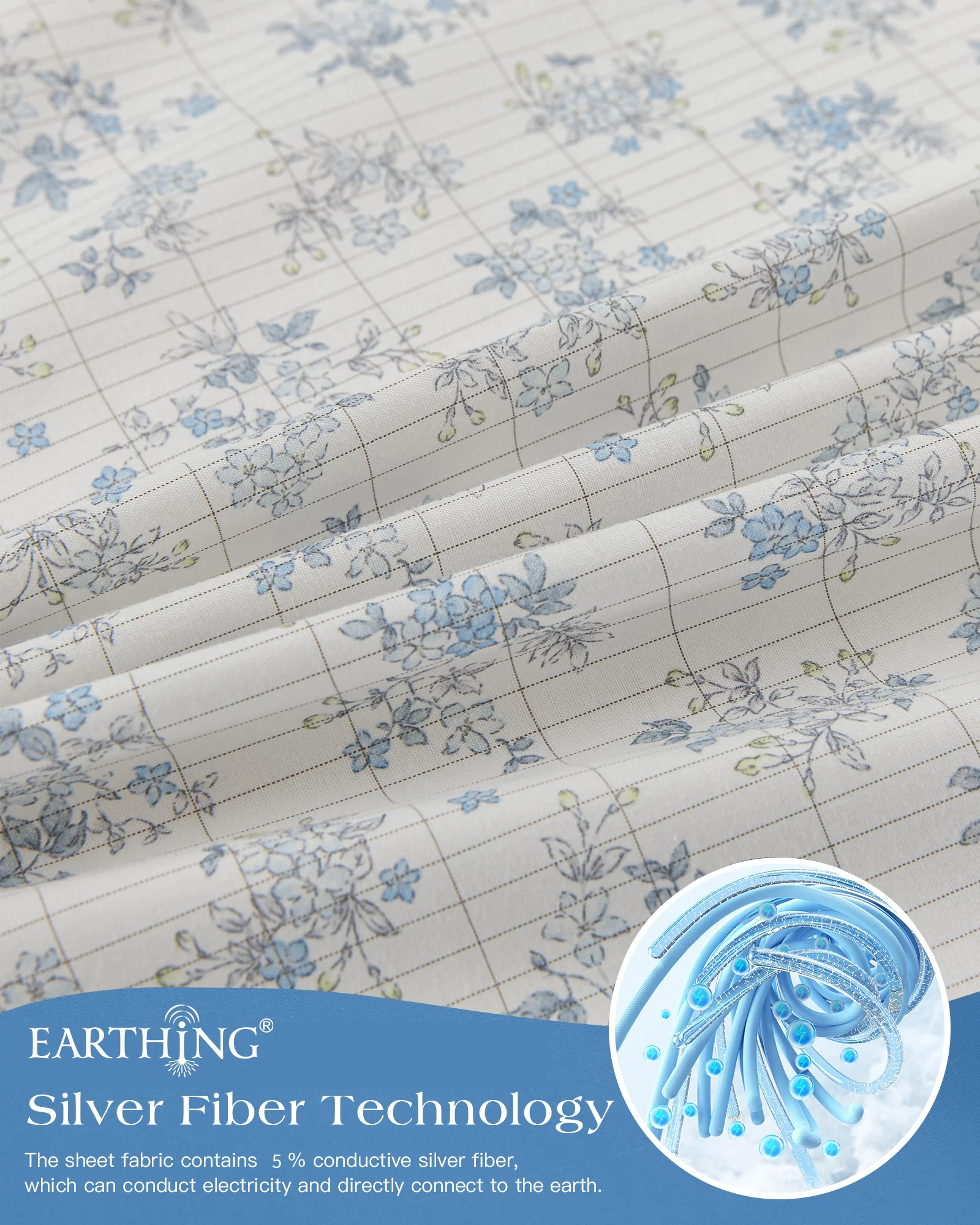 

Заземляющая серебряная ткань для простыней своими руками, органический хлопок, удобная дышащая мягкая ткань. Подходит для людей с чувствительной кожей.