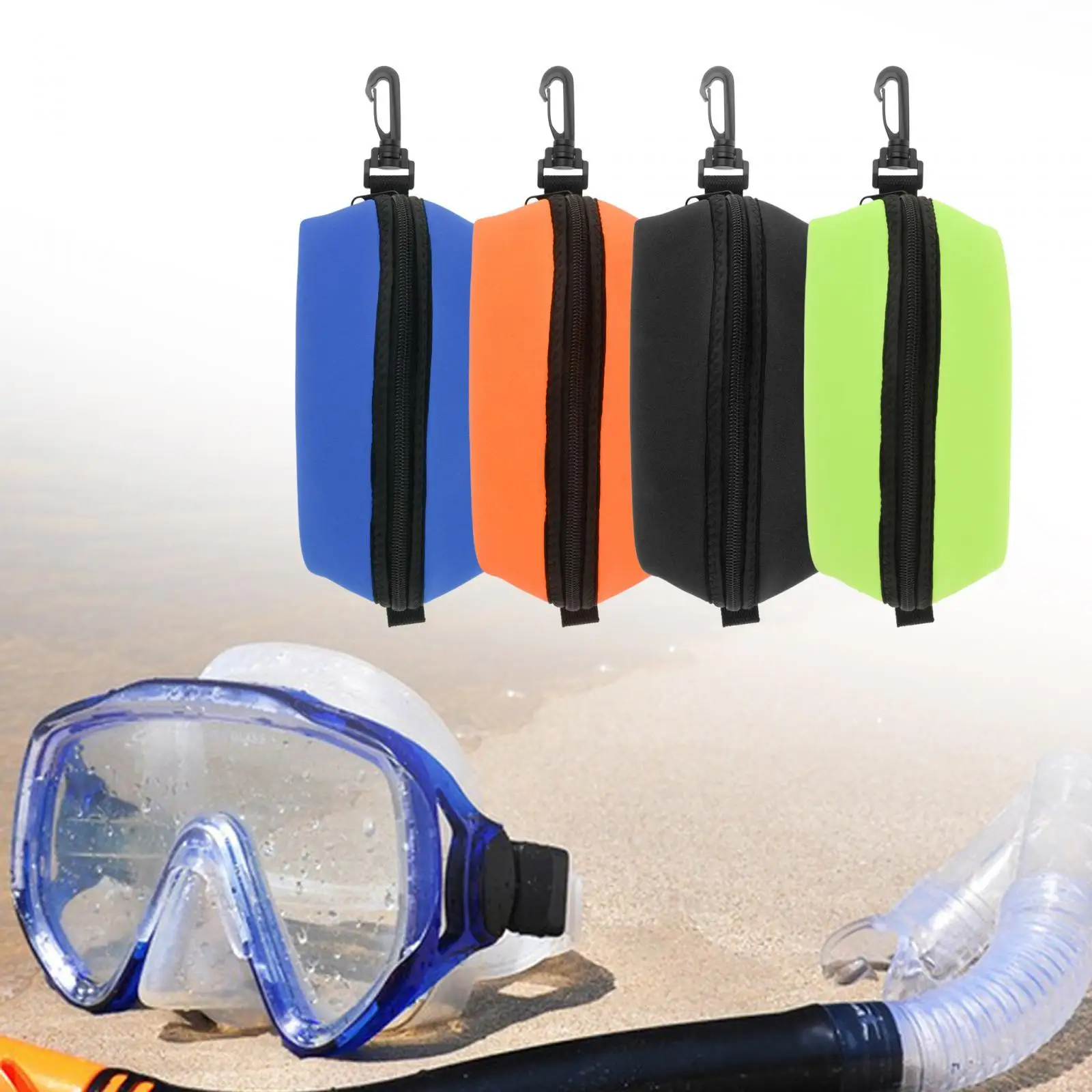 

Snorkel Equipment Container Portable Diving Devices Bag for Computer Watch