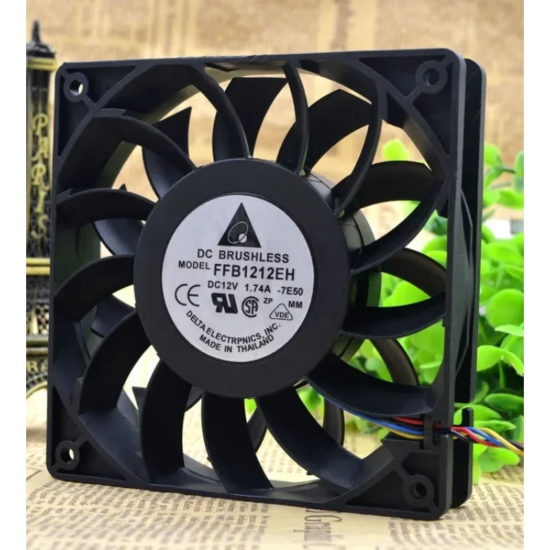 

New Cooling Fan for Delta FFB1212EH 12025 12V 1.74A 12CM Server Inverter FAN 12025 120X120X25MM