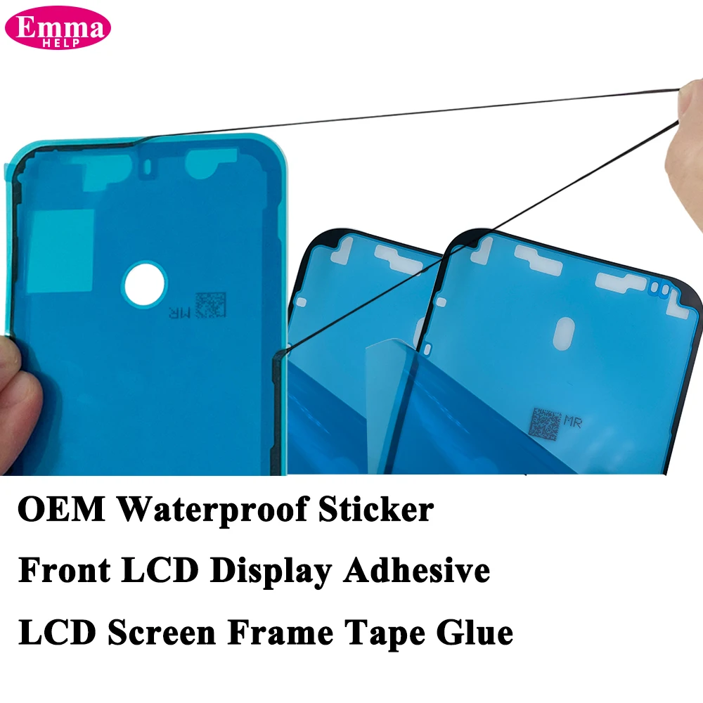 3PCS OEM Waterproof Adhesive Seal Sticker for iPhone 14 13 12 11 X XS 8 Plus 7 LCD Screen Display Frame Glue