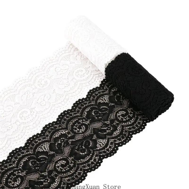 Dehnbarer Besatz zum Veredeln und Nähen von Kleidung, 10 x 2 Yard, weiches, gewelltes Band für Stoffhandwerk und – Detail 2