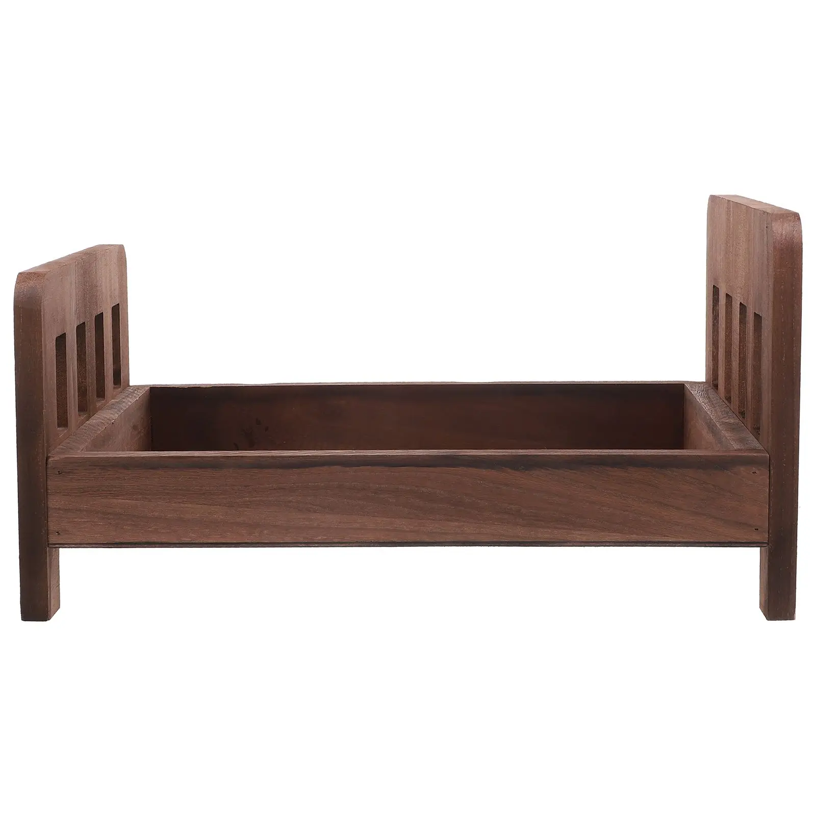 Wooden Baby Props White Mini Retro Design for Newborn Baby Photography Props Photography Children Bed Decorative Accessories