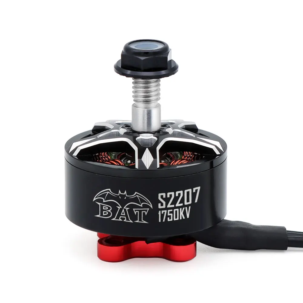 

FPV Outrunner Brushless Motor,1750KV Iron-Shell Racing Motor - 4.0mm M5 Shaft; 20AWG 130mm Wires; Single-Strand Wind