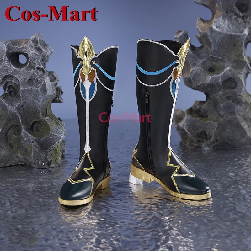 Cos-Mart Game Honkai: Star Rail Luocha/Dan Heng Sushang Shoes Cosplay Universal Fashion High Boots Role Play Used Accessories