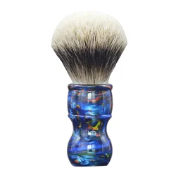 Dscosmetic 26mm Galaxy resin handle two band badger hair shaving brush