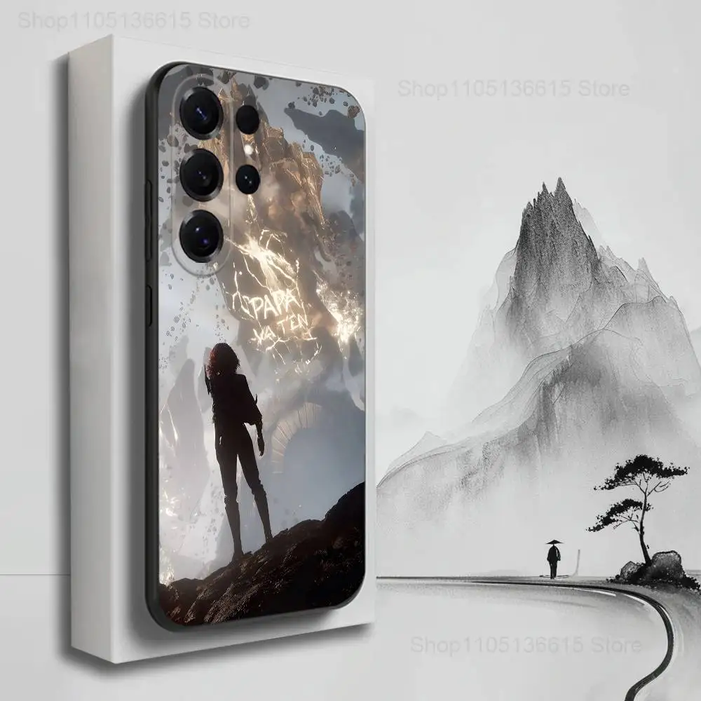 حافظة هاتف C-clair Obscur Expedition-33 لهاتف سامسونج S25، S24، S23، S22، S21، S20، S10، Ultra، Plus، Lite، FE، غطاء أسود من السيليكون الناعم #4