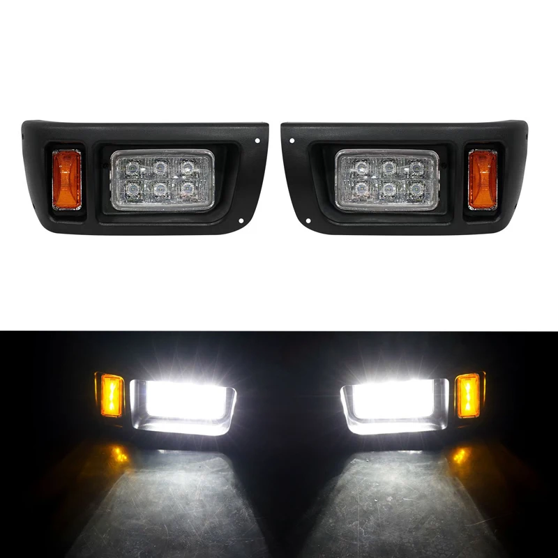 Golf Cart Accessories Front LED headlights ClubCar LED headlights 1 pair