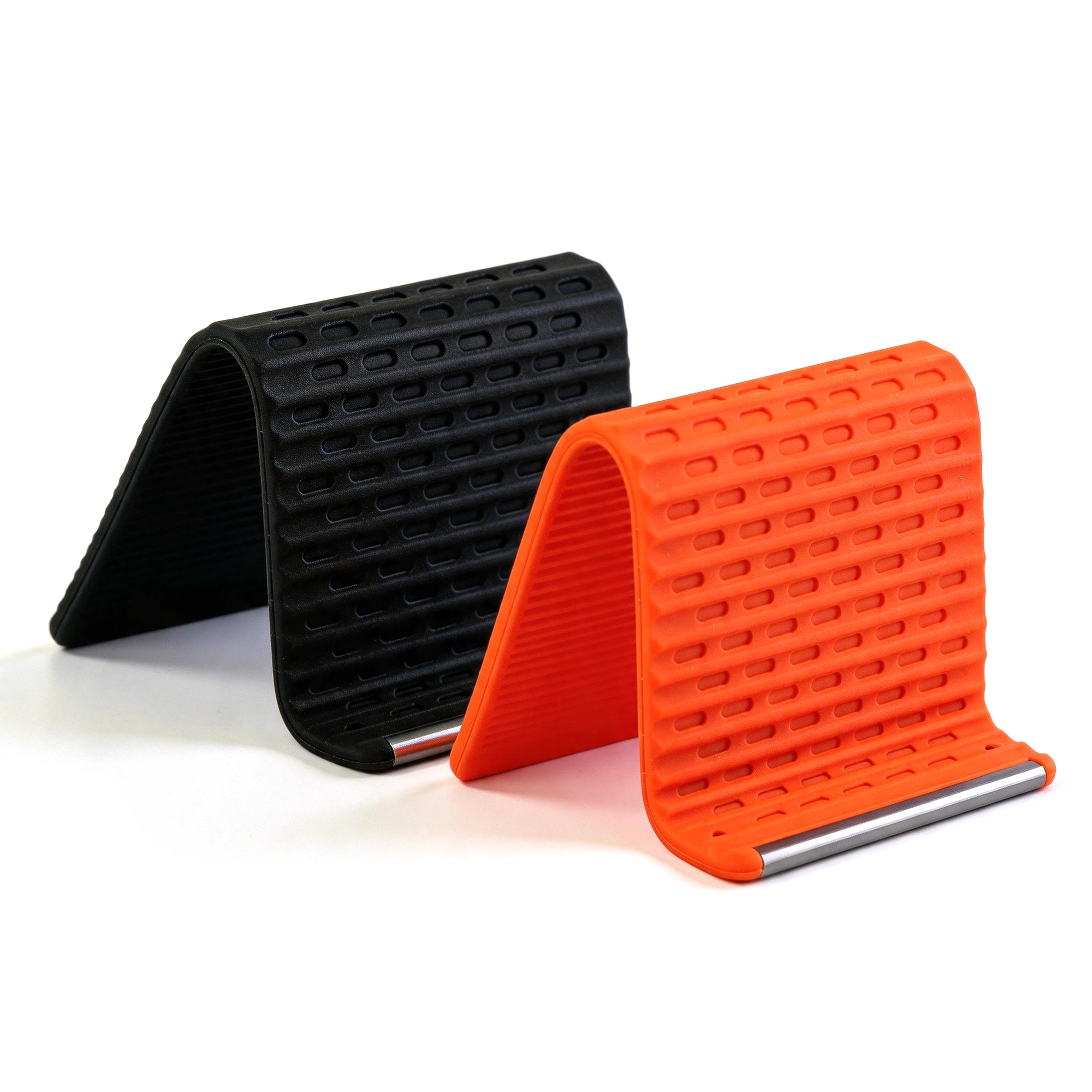 20cm*10cm Soft Aluminum Silicone Material Mobile Phone Holder Stand, Stable Desktop Universal Holder for Phone Tablet PC