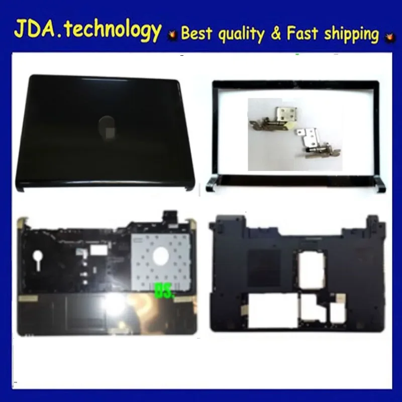 

MEIARROW New/Org cases For Dell Inspiron 1564 LCD back cover /Front bezel /Hinge /Upper Cover Touchpad /Bottom case cover