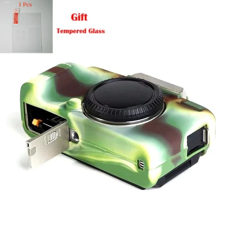 

Micro-single camera photography protective soft case cover For FUJIFILM Fuji X-T200 xt200 silicone cover, + free tempered film