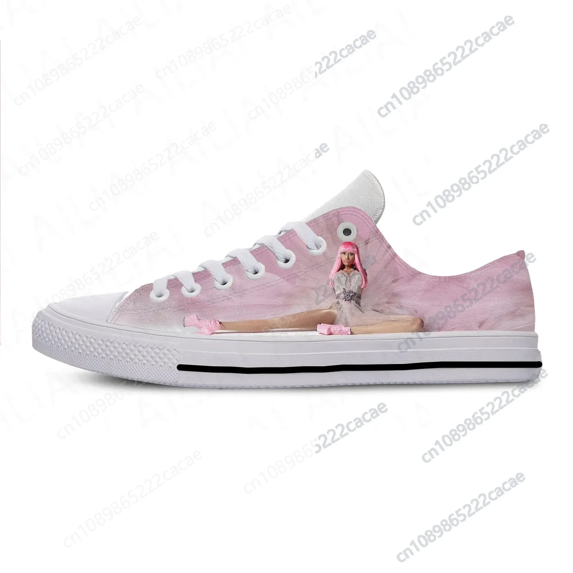 

Hot Cool Fashion Pop Funny Hip Hop Summer High Quality Sneakers Casual Shoes Men Women Nicki Minaj Low Top Classic Board Shoes