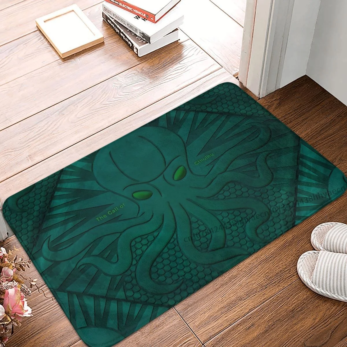 

Bathroom Non-Slip Carpet The Call Of Cthulhu Lovecraft Cthulhu Mythos Literary Bedroom Mat Welcome Doormat Floor Decoration Rug