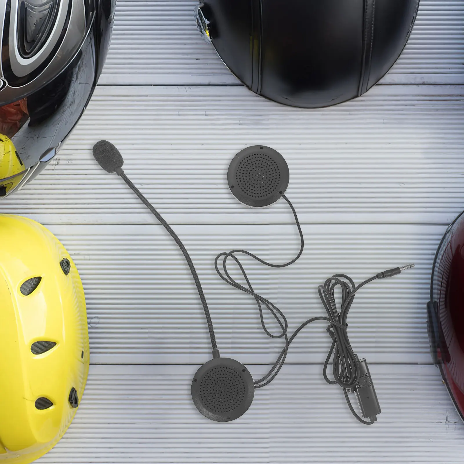 

Motorcycle Headset Ergonomic Lightweight Design Clear Audio Voice Streaming Microphone Motorcycle Headphone