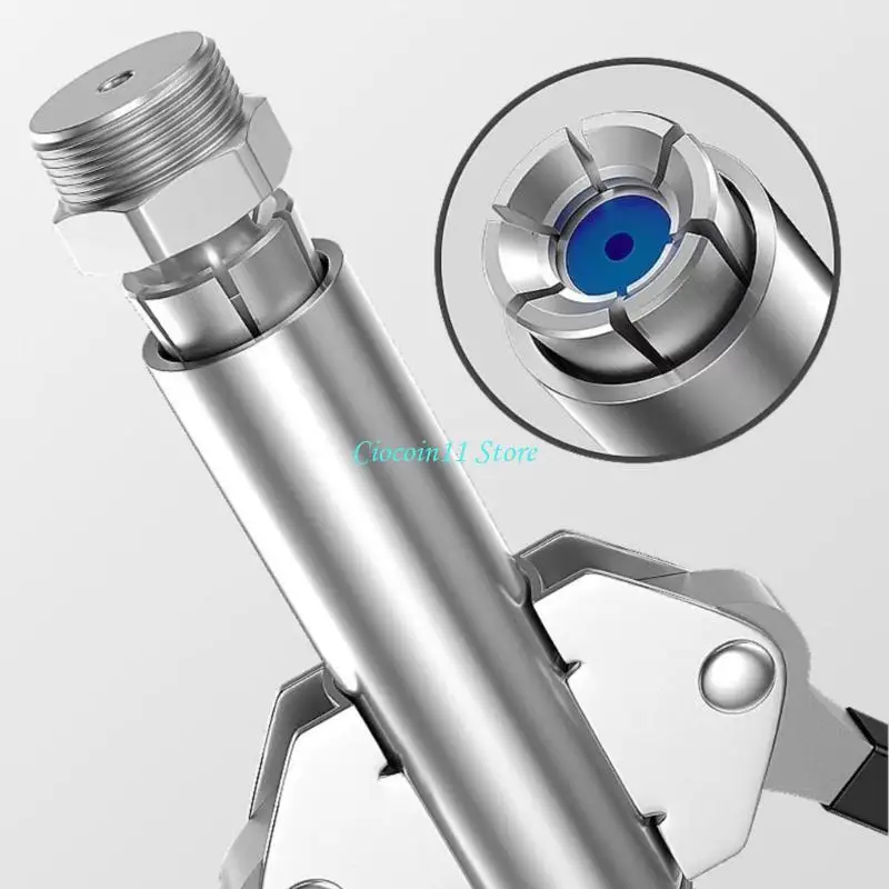 Y1UB Upgraded Grease Coupler Grease Tips- Heavy Duty 10,000PSI Quick Lock-on- & Release for All Grease Guns 1/8
