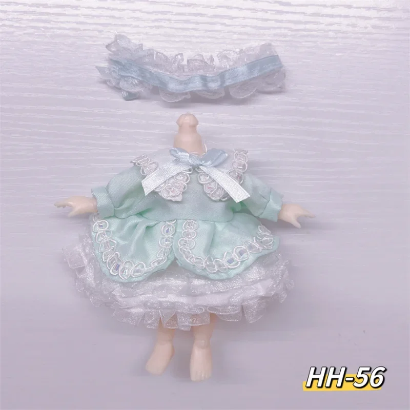 16-17cm Doll Clothes High Quality Fashion Set Girl DIY Dressing Children's Hinged Toy Accessories