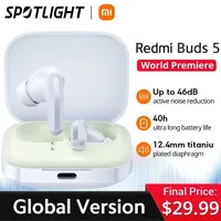 [World Premiere] Global Version Xiaomi Redmi Buds 5 46dB Active Noise Cancellation Up to 40 Hours Dual-device Connectivity