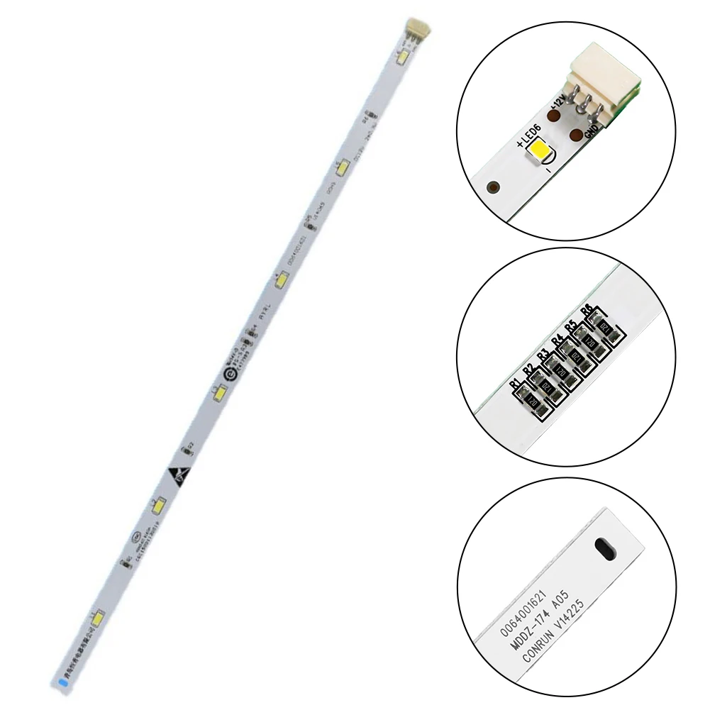 

Освещение холодильника 0064001621 Подходит для моделей холодильников Haier BCD-486WDGE 402WLDCJ, 6 ламп на полоску, световая панель