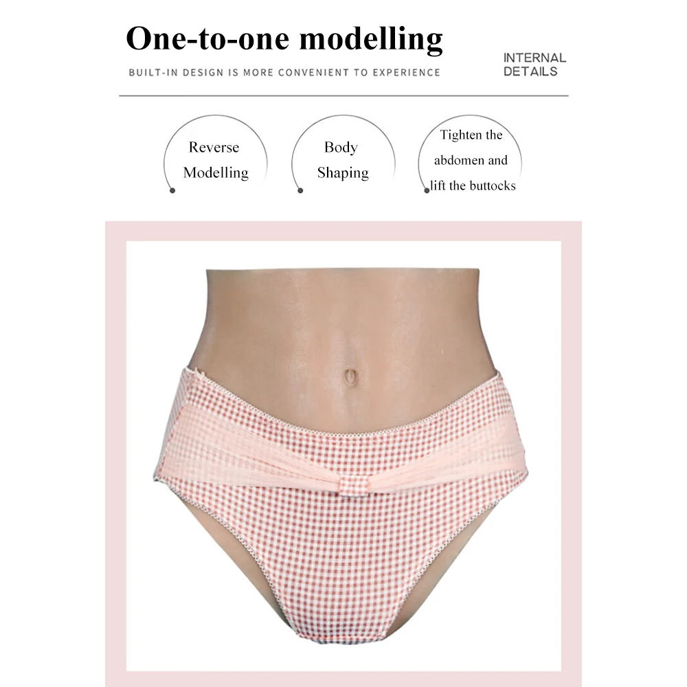 Silicone Fake Vagina Underwear Briefs Panties Hiding Penis For Crossdresser Transgender Shemale Dragqueen Cosplay Gays