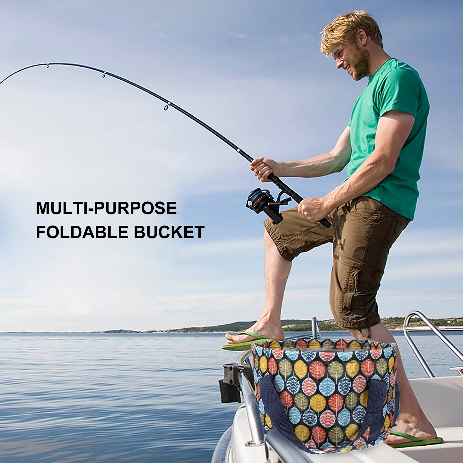 

1pc Portable Folding Foot Basin For Adults Kids Multi-Use Travel Water Bucket For Camping Hiking Picnic Outdoor Foot Soak Tub