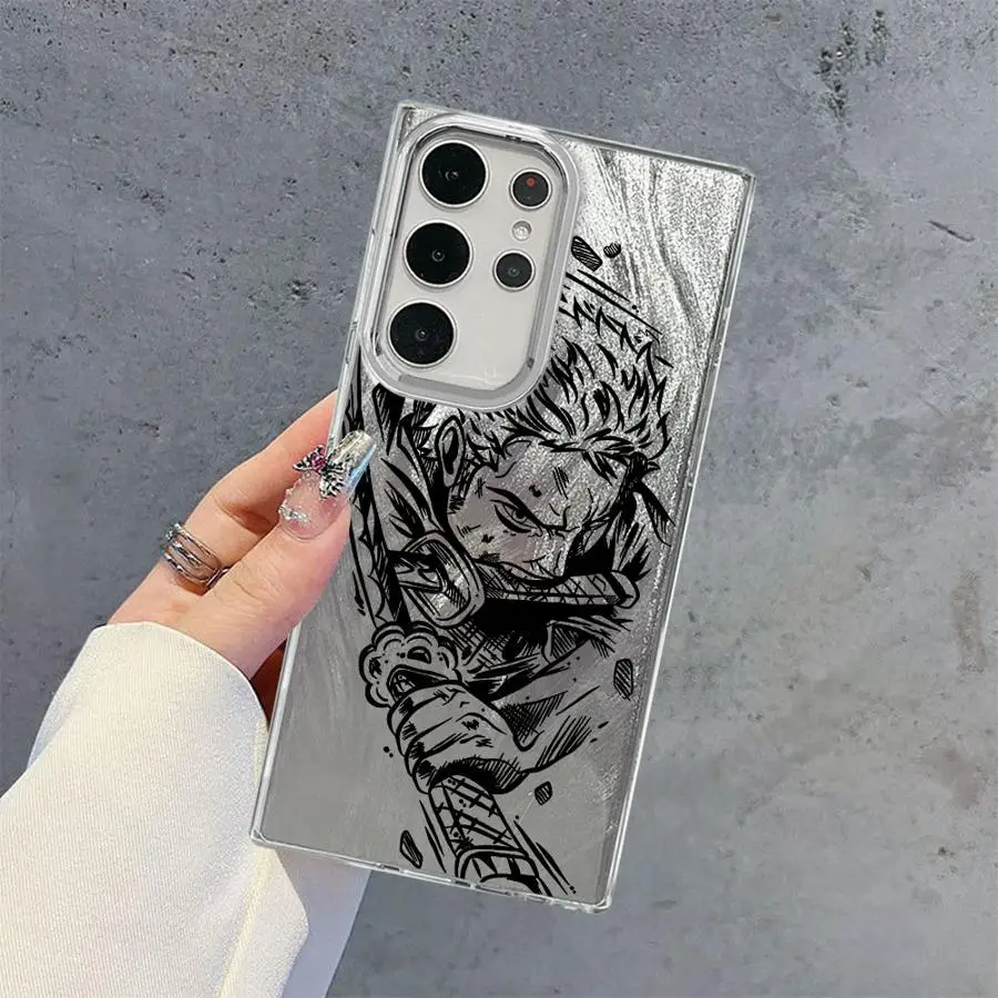 One P-Piece Z-Zoro Phone Case for Samsung Galaxy S20 FE S22 Plus S24Ultra S21+ S25 Ultra S20 FE S21 S23 Soft Cover