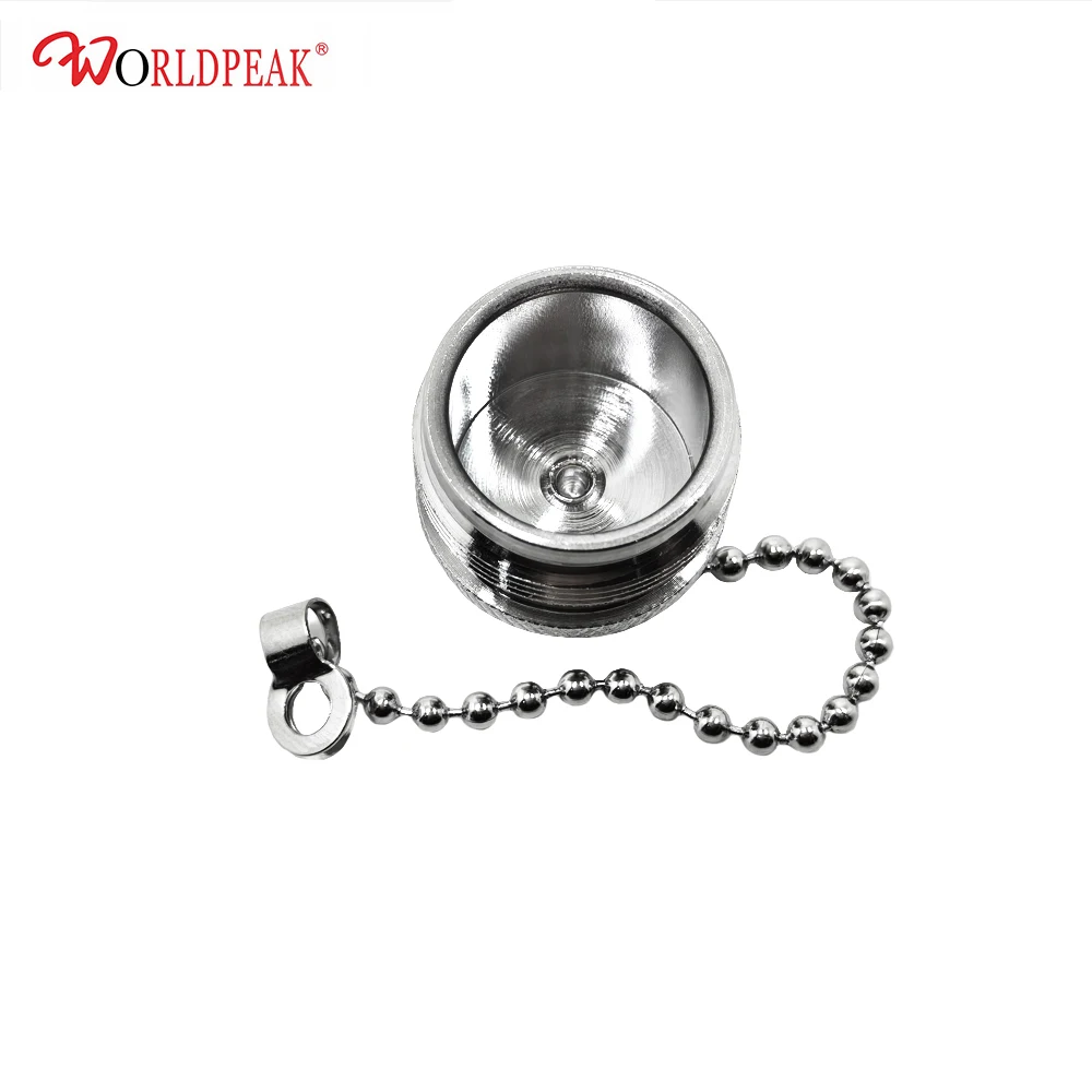 Free Shipping 2pcs Metal Dust Cap N type female for N male connector with Chain