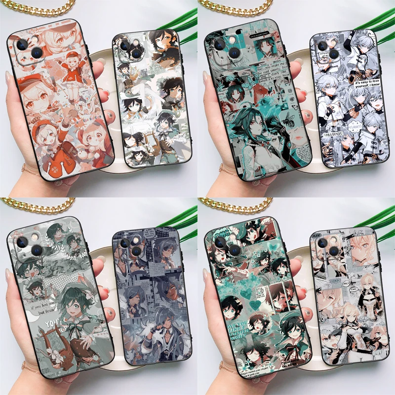 Genshin Impact Aesthetics Case For Samsung Galaxy M14 M34 M54 M52 M32 M12 M21 M15 M55 M56 M36 M16 M06 M13 M33 M53 M31