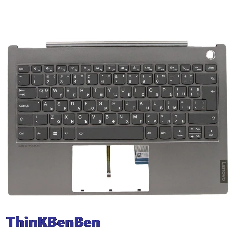 

BG Bulgaria Mineral Gray Keyboard Upper Case Palmrest Shell Cover For Lenovo ThinkBook 13s IML 5CB0W44297