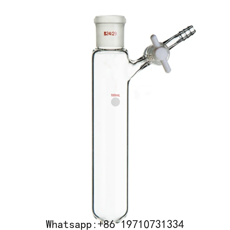 Bouteille de réaction supportée pour tubes Schlenk, tubes de test anaérobie anhydre, 10/25/50/100/250/500 ml