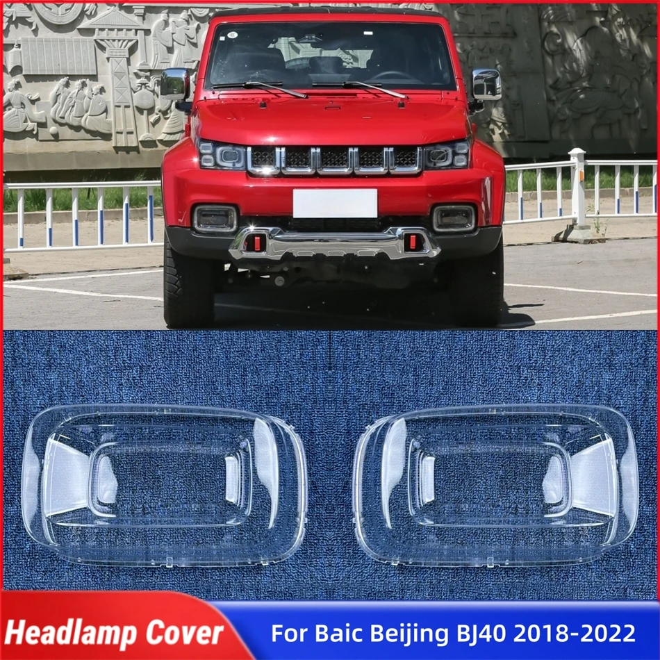 

For Baic Beijing BJ40 2018 2019 2020 2021 2022 Accessories For Vehicles Replace Transparency Fog Light Protection Cover