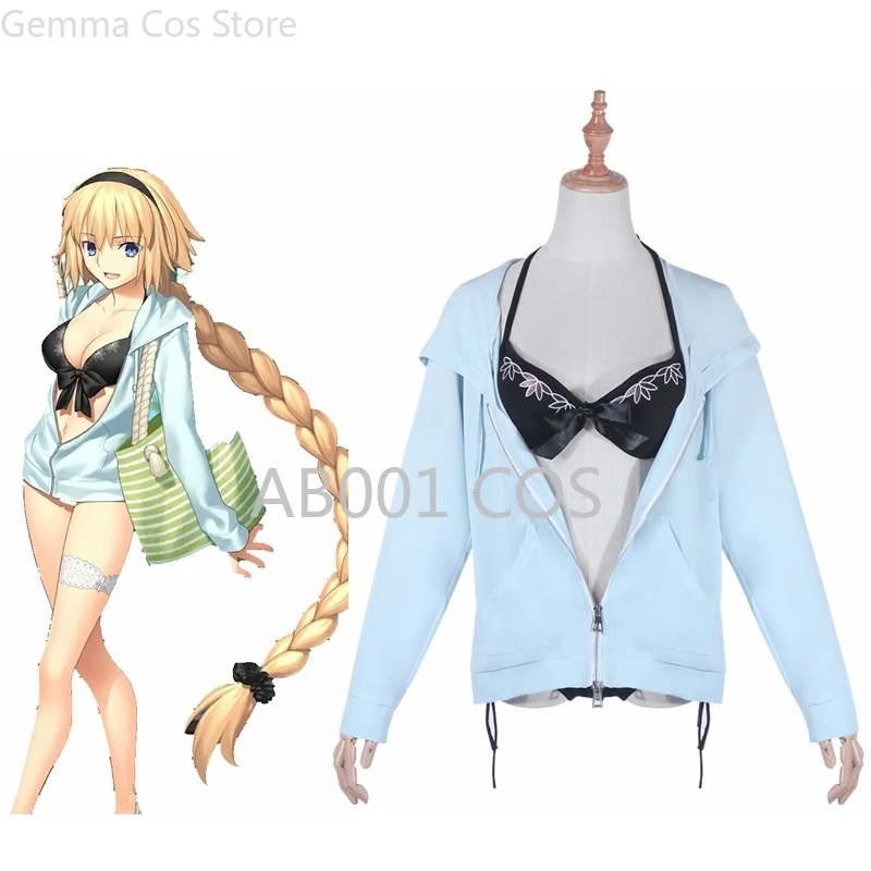 

Unisex Anime Cos Fate/Grand Order FGO White Saber 3rd anniversary Cosplay Costumes swimwear